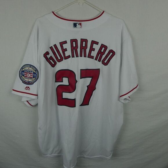 Majestic Cooperstown Vladimir Guerrero Hall of Fame Induction Angels Jersey XXL - Picture 9 of 10